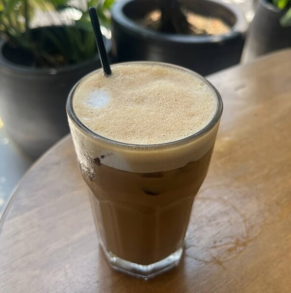 Kenny Hills Bakers | Shaken Iced Honey Oat Latte