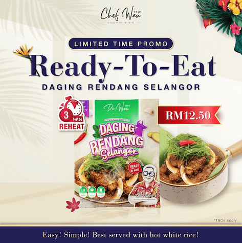 Cafe Chef Wan | Daging Rendang Selangor (Ready to Eat)